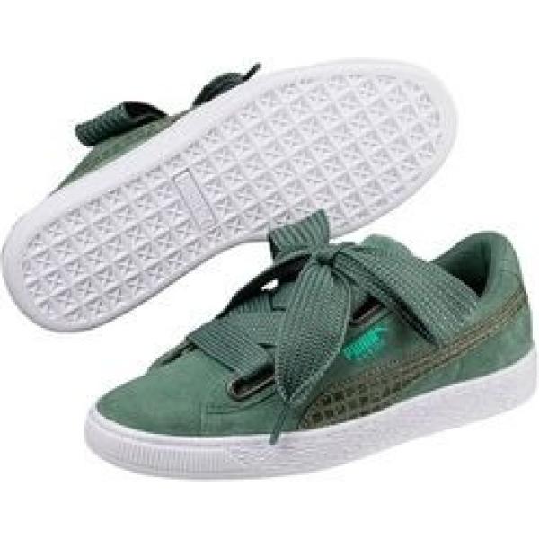 Sneakers a quadri verde Puma