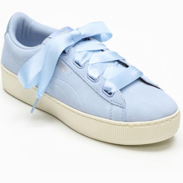 Sneakers effetto scamosciato interno in tessuto con punta tonda Puma