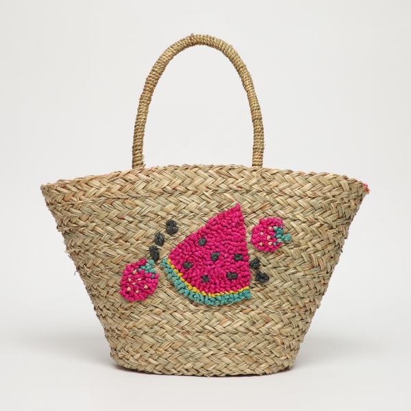 Borsa a tracolla in paglia Isla Bonita