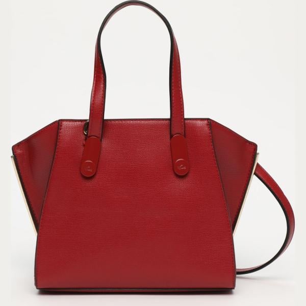 Borsa a tracolla con zip e tracolla regolabile rosso Carpisa