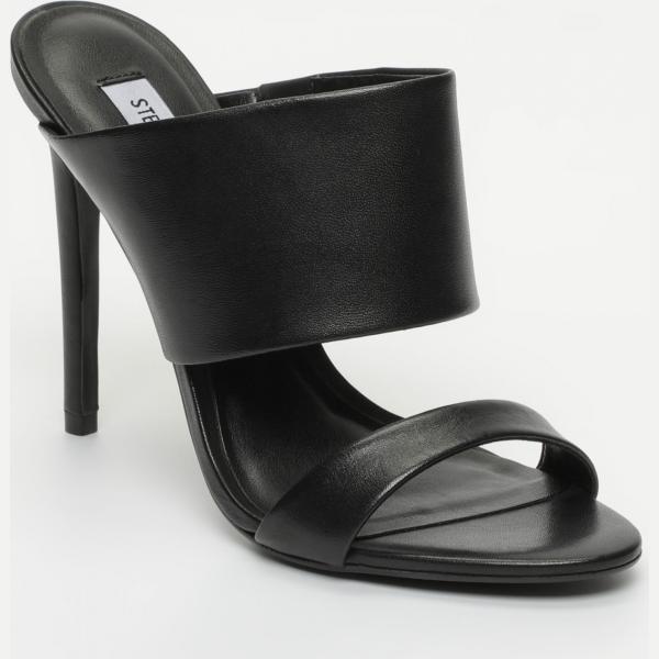 Sandali pelle nero Steve Madden