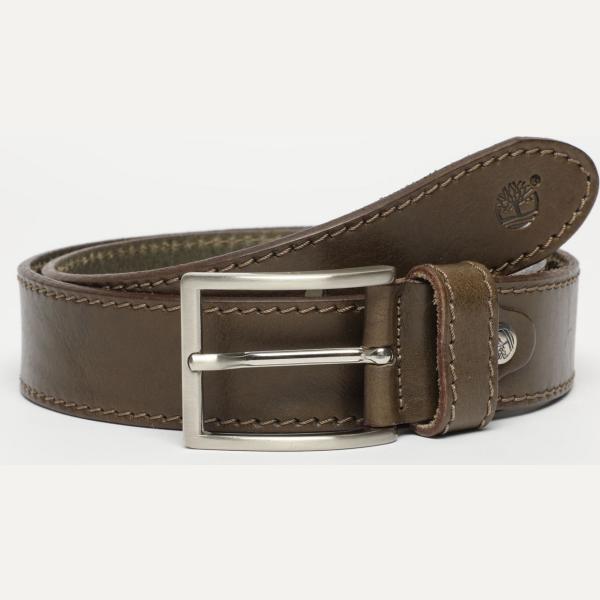 Cintura con fibbia kaki Timberland