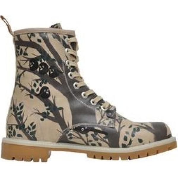 Stivali fantasia con lacci e punta tonda multicolore Dogo Shoes & Bags