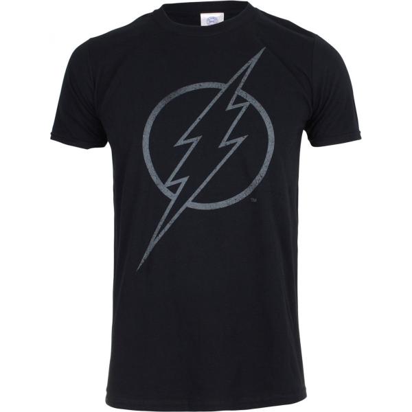T-shirt con scollo a maniche corte in cotone nero Headworx