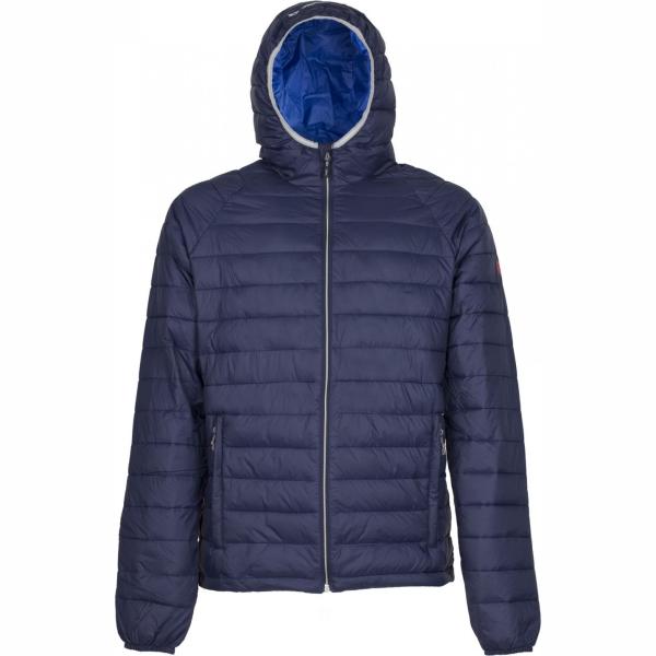 Giubbotto collo alto a maniche lunghe con zip elasticizzato navy Rock Experience