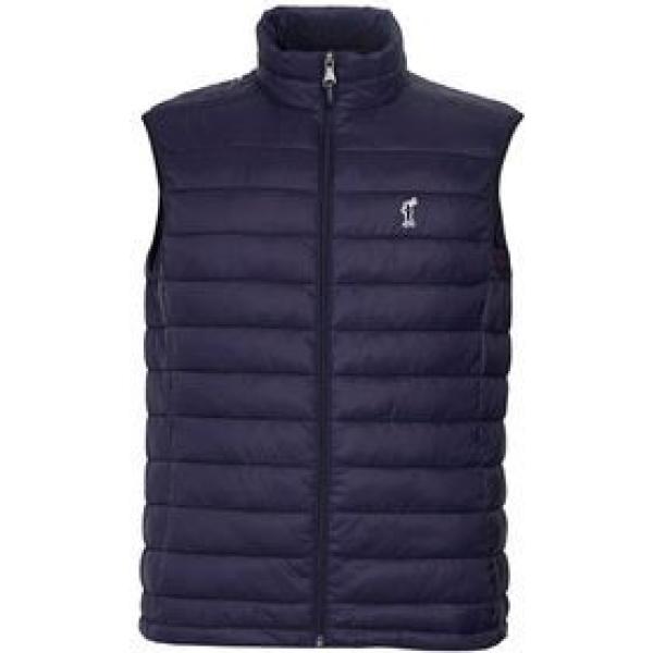 Giubbotto senza maniche con zip navy Polo Club