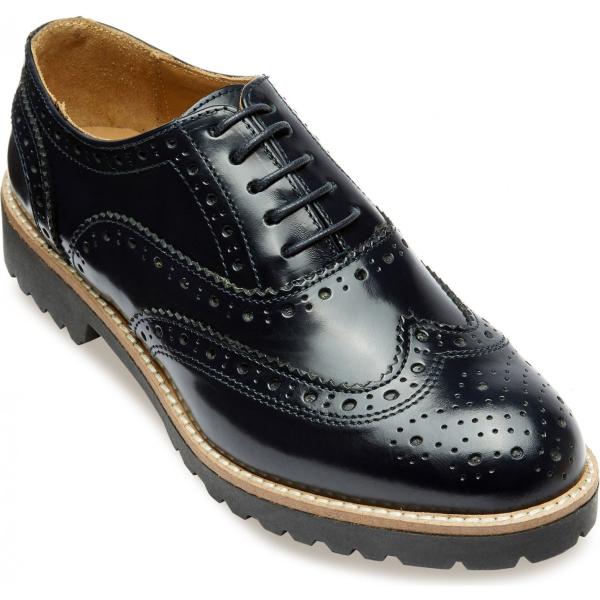Scarpe richelieu blu Frank Daniel