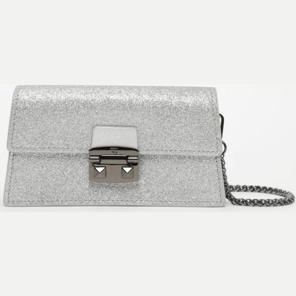 Clutch argento Trussardi
