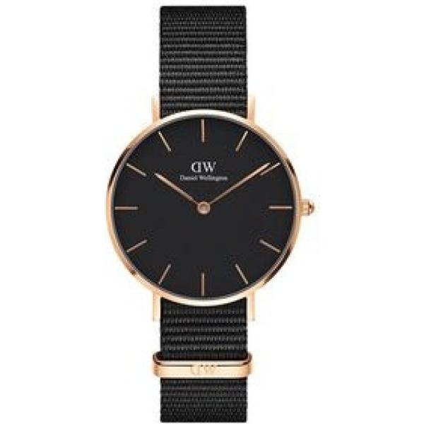 Orologio wellington con cinturino nero e oro Daniel Wellington
