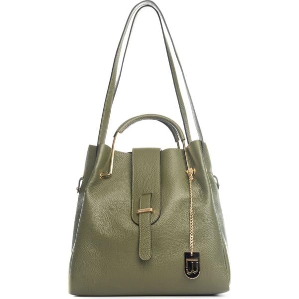 Borsa a tracolla verde Italian bags