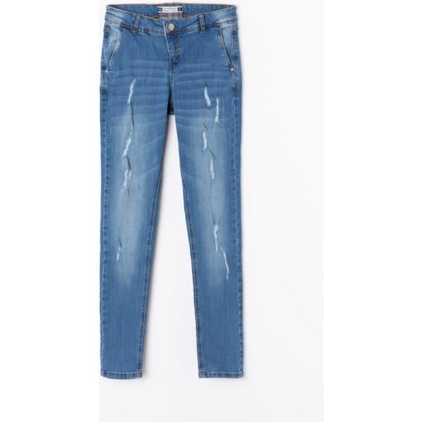 Jeans skinny in denim blu Terranova blu