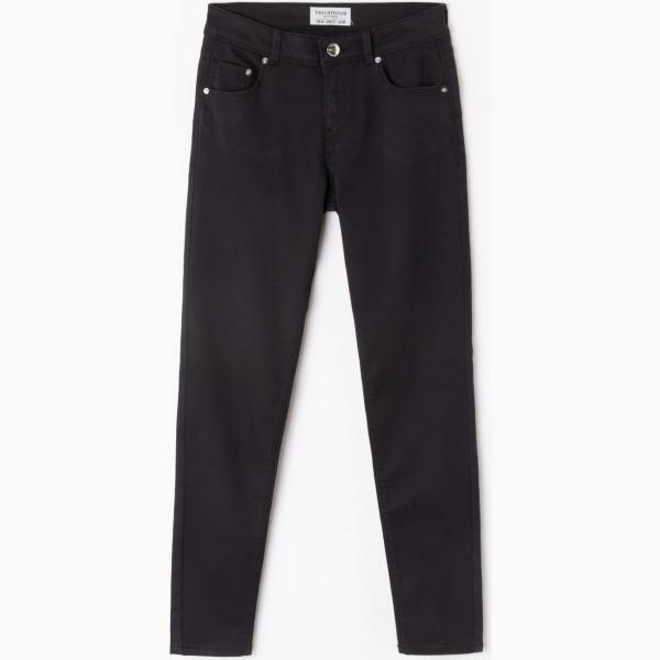 Pantalone tinta unita nero Terranova nero tinta unita