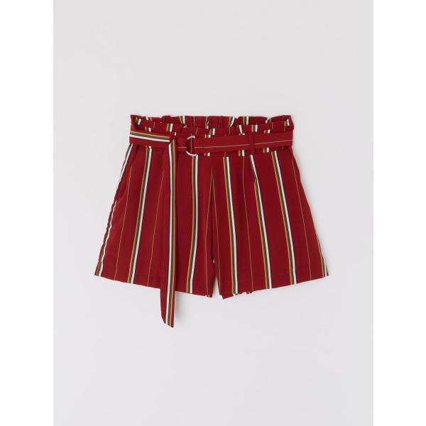 Shorts paper bag a righe Terranova