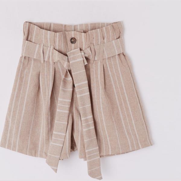 Shorts paper bag a righe Terranova