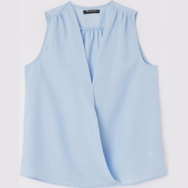 Blusa pastello Terranova blu