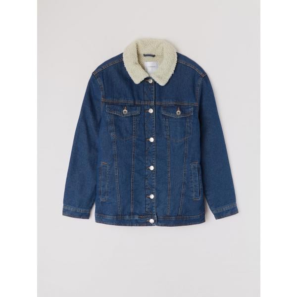 Giubbotto in denim blu Terranova blu