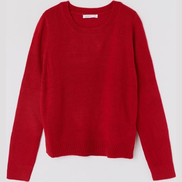 Maglione girocollo rosso Terranova rosso