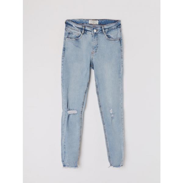 Jeans skinny in denim blu Terranova blu