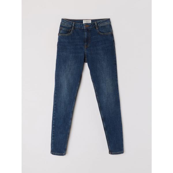 Jeans skinny in denim blu Terranova blu