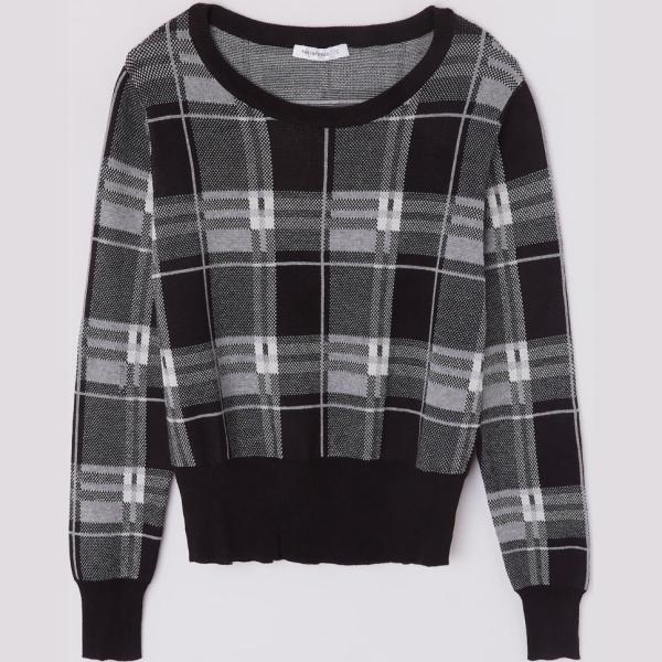Maglione fantasia bianco Terranova bianco