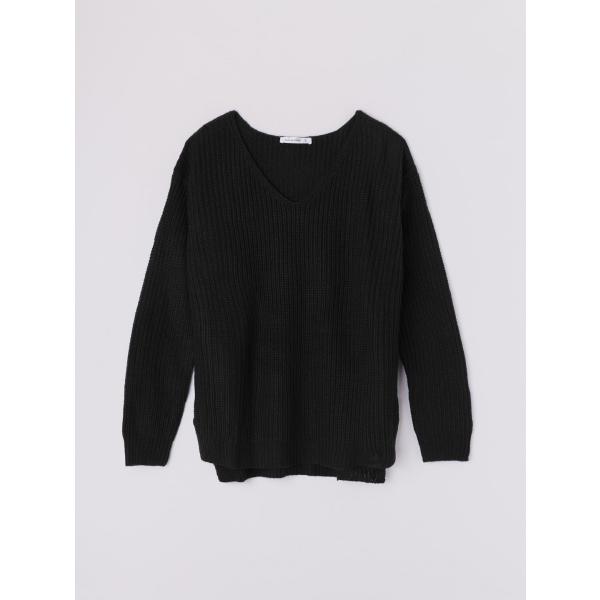 Maglione nero Terranova nero tinta unita