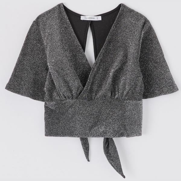 blusa Terranova grigio