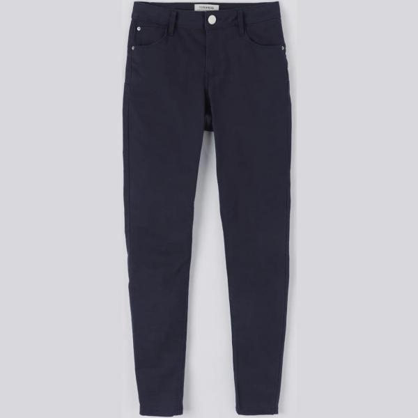 pantaloni skinny Terranova blu tinta unita