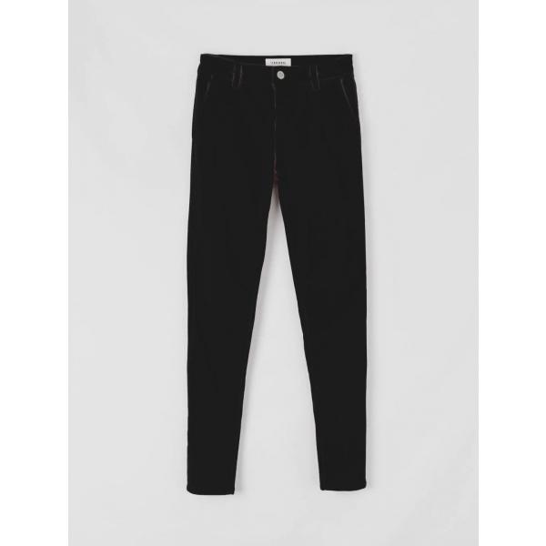 pantaloni Terranova nero tinta unita