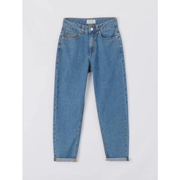jeans mom Terranova blu