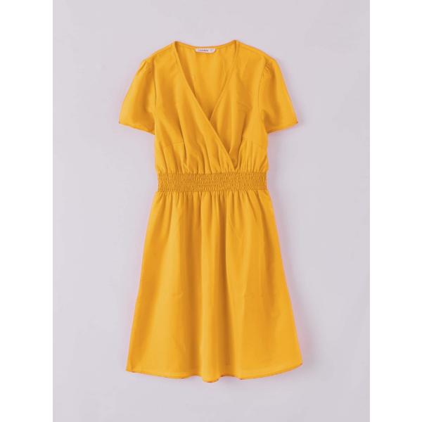 vestiti midi/longuette Terranova giallo