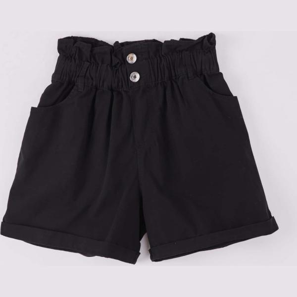 shorts Terranova nero tinta unita