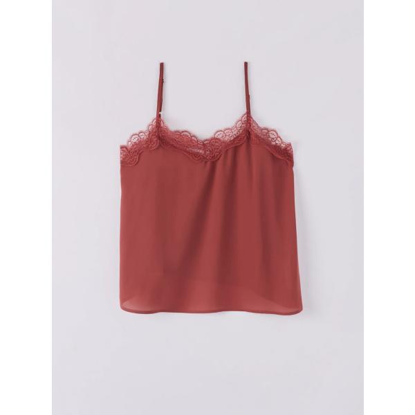 top Terranova rosso tinta unita
