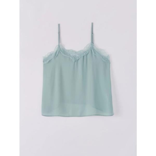 top Terranova verde tinta unita
