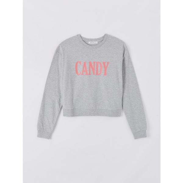 felpe Terranova grigio con stampe