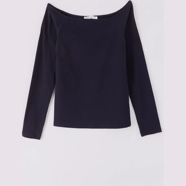t-shirt Terranova blu tinta unita
