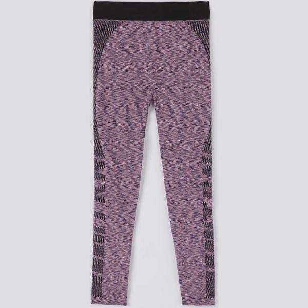 Leggings melange tinta unita fucsia Terranova viola tinta unita