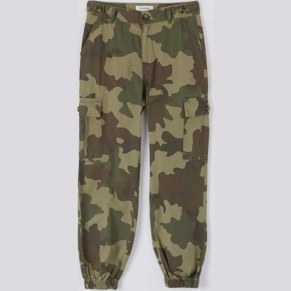 pantaloni cargo Terranova verde military
