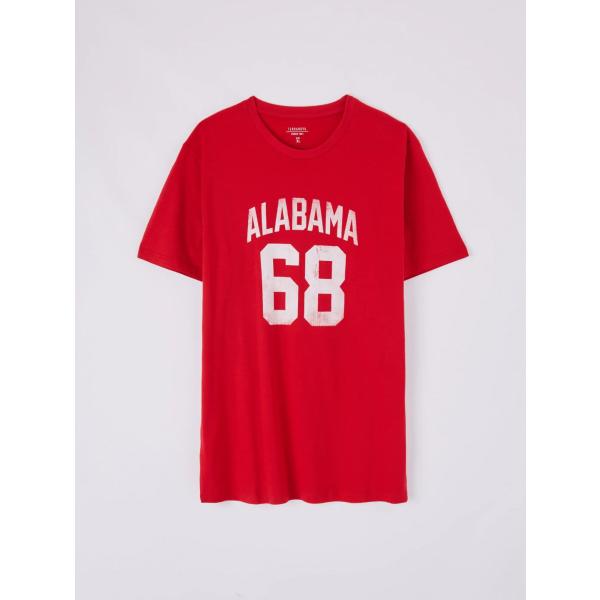 t-shirt Terranova rosso con stampe