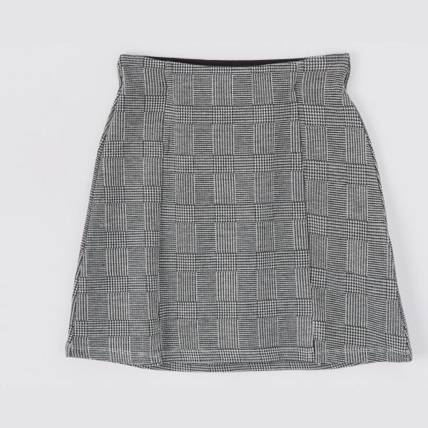 Minigonna fantasia bianco Terranova bianco