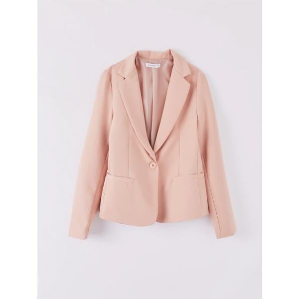 blazer Terranova rosa tinta unita