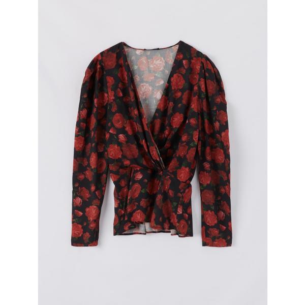 bluse Terranova nero a fiori