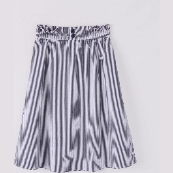 gonne longuette Terranova blu a righe