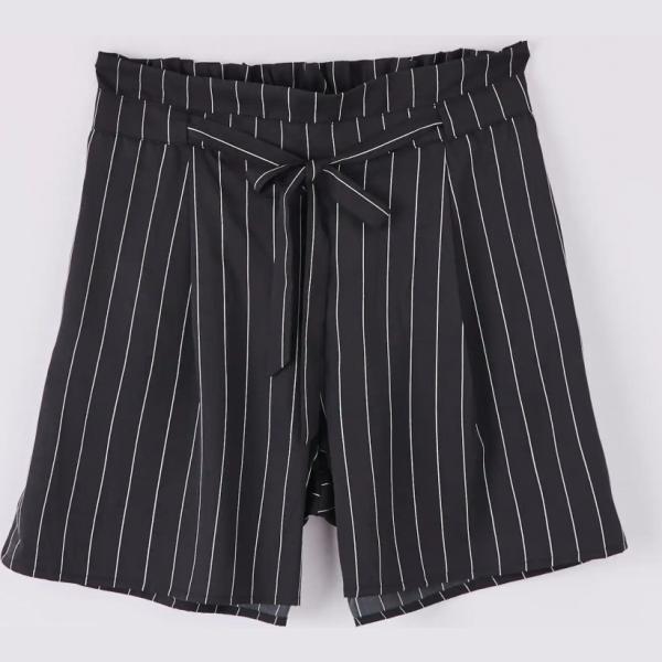 shorts Terranova nero a righe