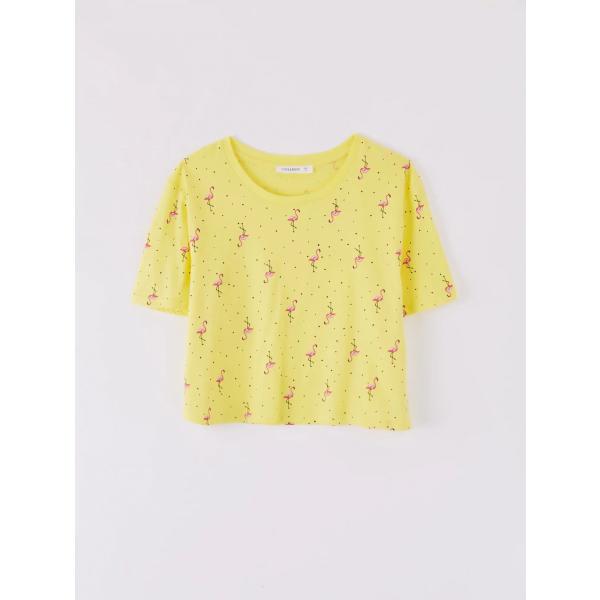 t-shirt Terranova giallo