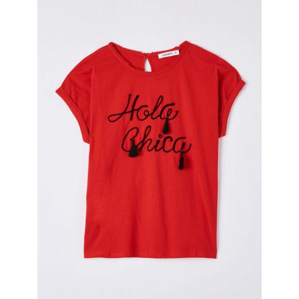 t-shirt Terranova rosso