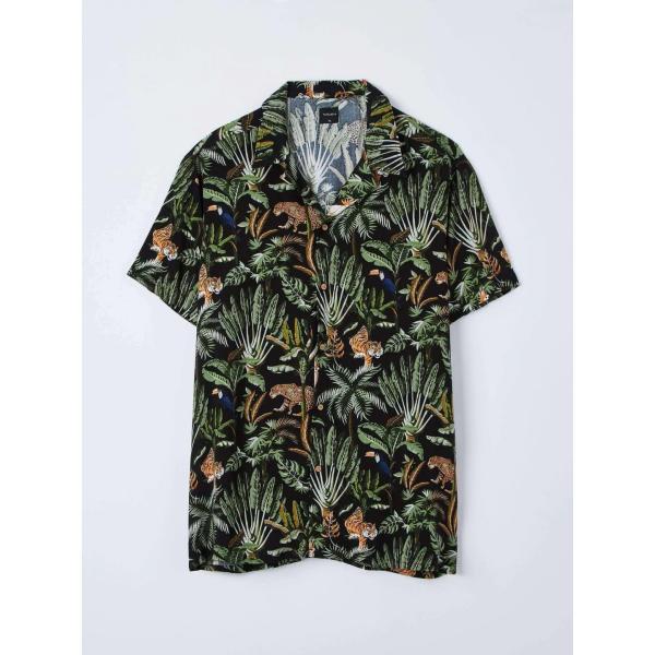 camicie a manica corta Terranova multicolore a fiori