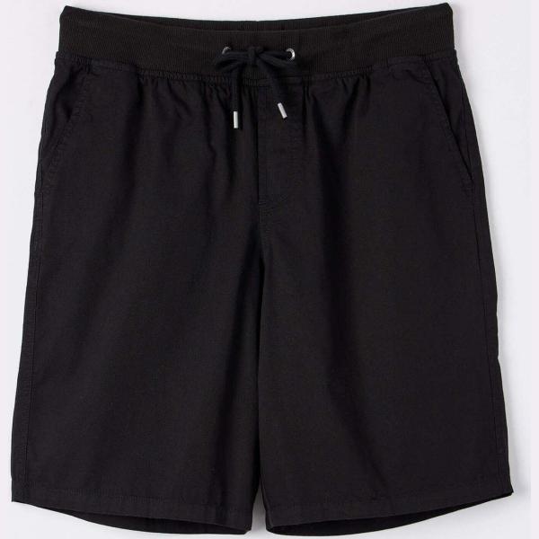 pantaloni corti Terranova nero tinta unita