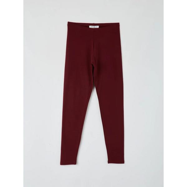 leggings Terranova rosso tinta unita
