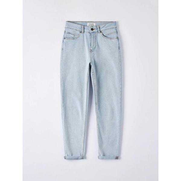 jeans mom Terranova bianco