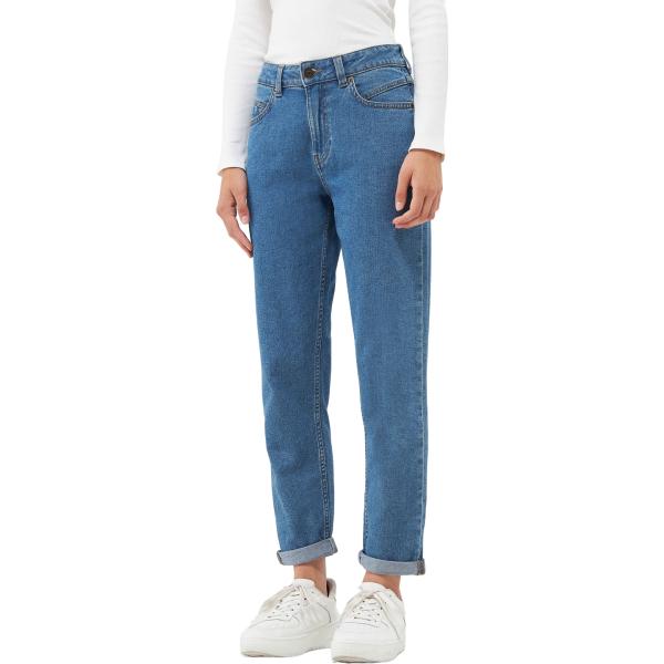 jeans mom Terranova blu